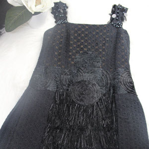 BLACK GIRL'S DRESS S